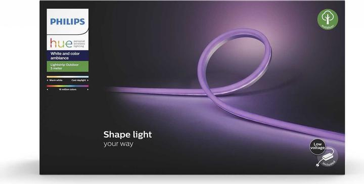 Immagine prodotto Philips Hue Outdoor Lightstrip (RGBW, 500 cm, Esterno)