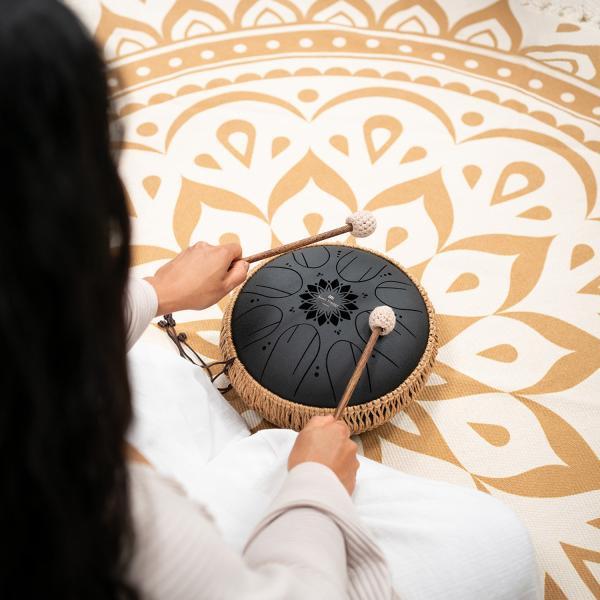 Produktbild Meinl Medium Octave Steel Tongue Drum - B Minor - Black