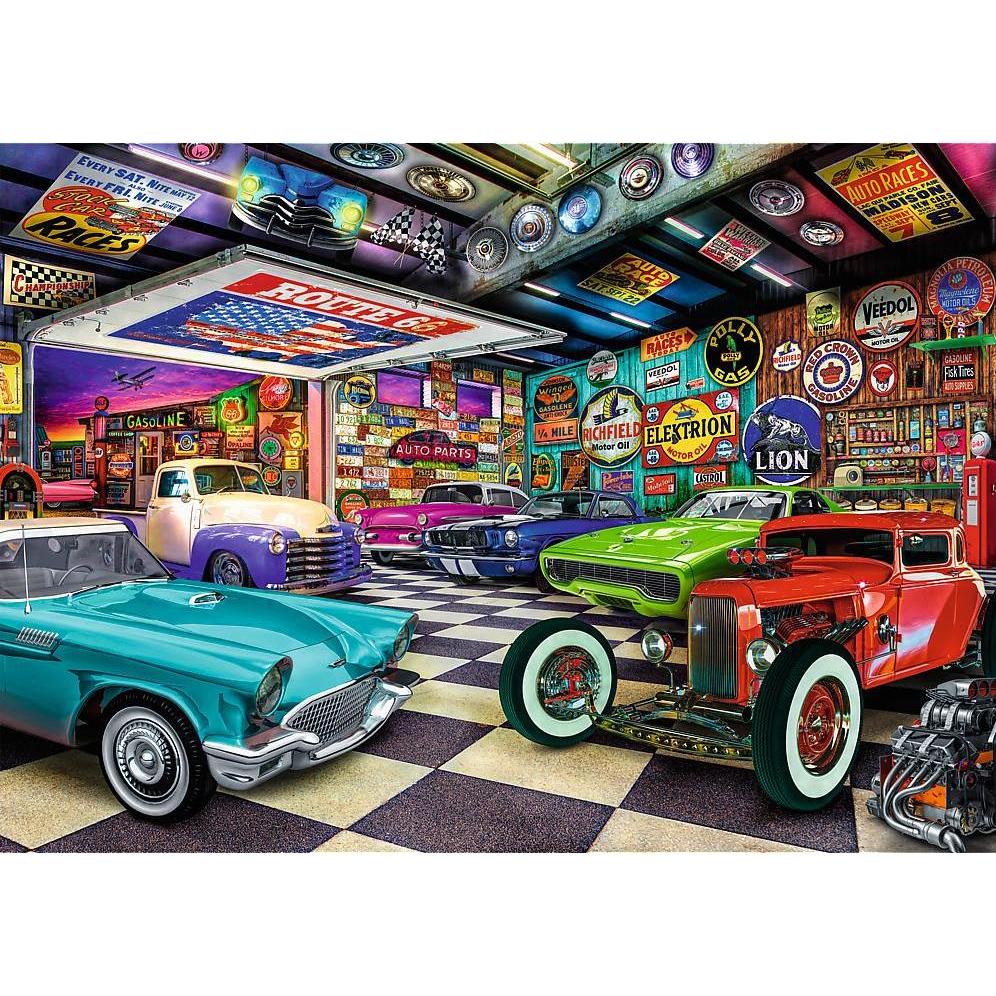Thumbnail - Trefl Tea Time:Car Collectors Garage.10845 (1000 Teile)