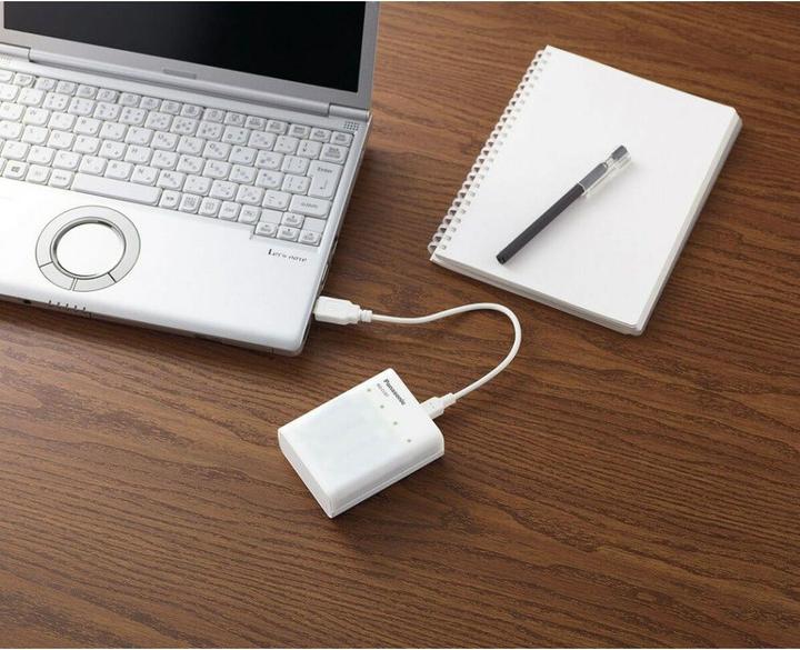 Actual product image Panasonic eneloop Smart Plus USB Travel Charger BQ-CC87 (5 pcs., AA)