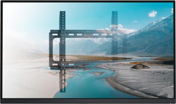 Produktbild Techly Feste Halterung-LED/LCD-25-56""-schwarz Halterung mit schlankem Design, ermöglicht einen Abstand von (Wand, 40 kg, 25" - 56")