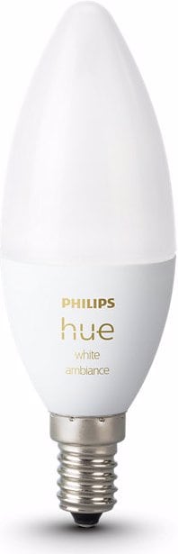 Actual product image Philips Hue White Ambiance BT (E14, 5.20 W, 470 lm, 2 x, G)