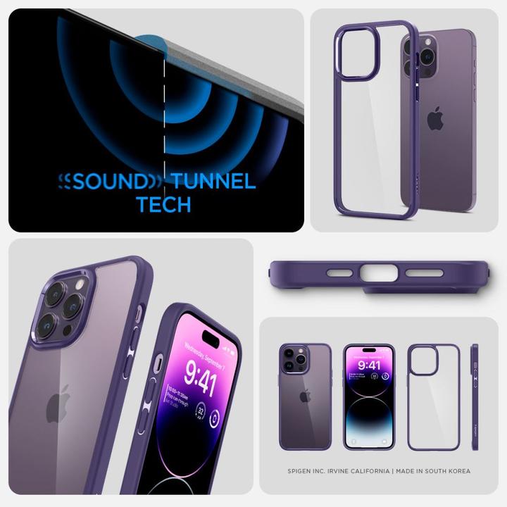 Produktbild Spigen Ultra Hybrid Iphone 14 Pro Max Deep Purple (Apple iPhone 14 Pro Max)