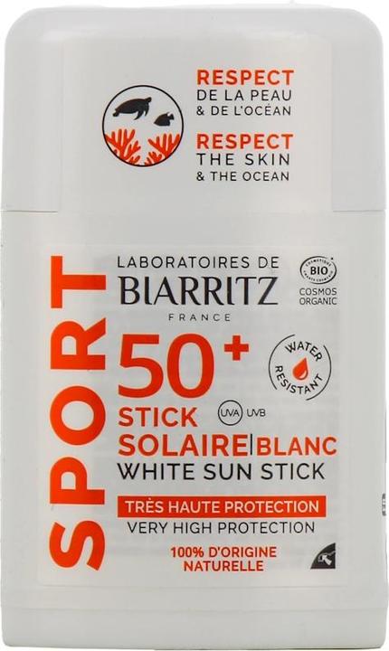 Actual product image Laboratoires de Biarritz ALGA MARIS sun stick white SPF50+ 12g (Sun stick, SPF 50+, 12 g)