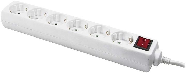 Actual product image LogiLink socket strip (6x, CEE 7/3, 1.50 m)