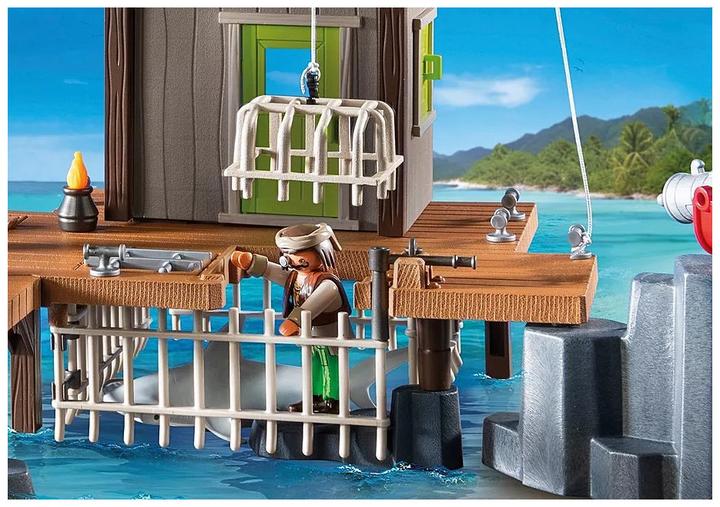 Produktbild Playmobil Piratenhafen mit Seeräuber-Gefängnis