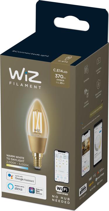 Image du produit WiZ Filament vintage (E14, 4.90 W, 370 lm, 1 x, E)
