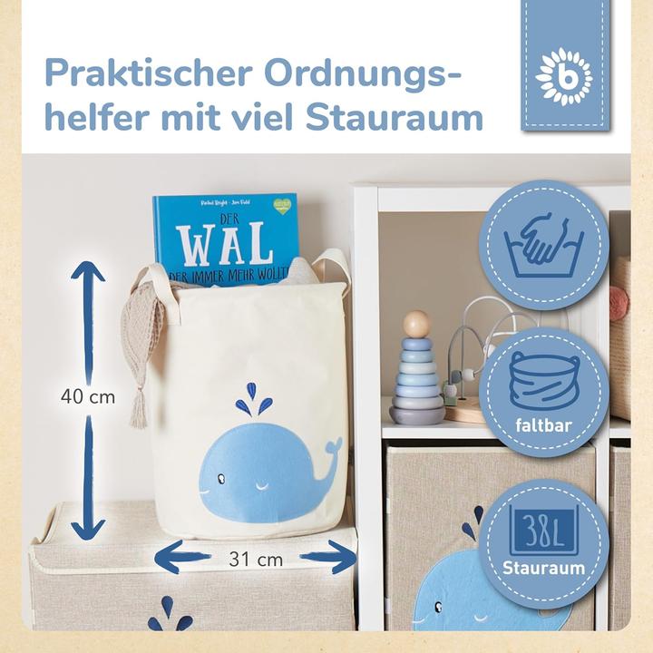 Image du produit Bieco Aufbewahrungskorb Wal