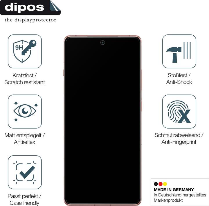 Produktbild Dipos Displayschutz Anti-Shock (2 Stück, OnePlus Ace 3)