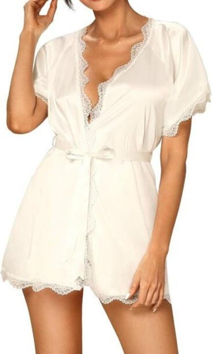 Produktbild Obsessive Prima Neve peignoir white L/XL (L)