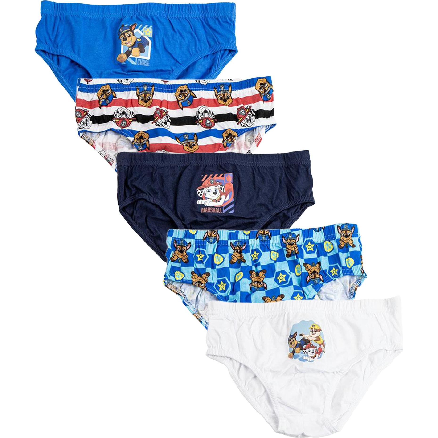 Disney, Mädchen, Unterhosen, Girls' Underwear Set 5 Pieces Paw Patrol, Mehrfarbig, (128)