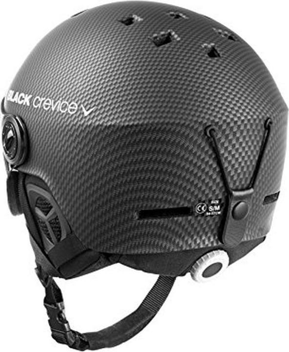 Immagine prodotto Black Crevice Casco da Sci per Crepe con Visiera (57 - 61 cm, ml)