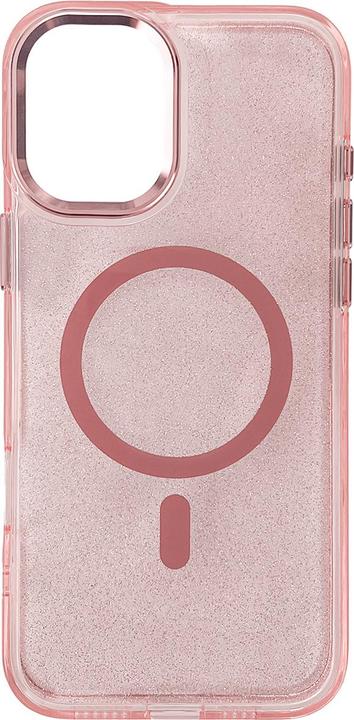 Actual product image Wozinsky Glitter Case with Mag Safe for Samsung Galaxy S24 FE - Pink with Glitter (Samsung Galaxy S24 FE)