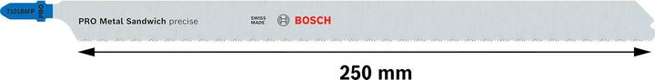 Produktbild Bosch Professional Zubehör PRO Metal Sandwich T1018AFP Stichsägeblatt, 250 mm, 3-tlg.