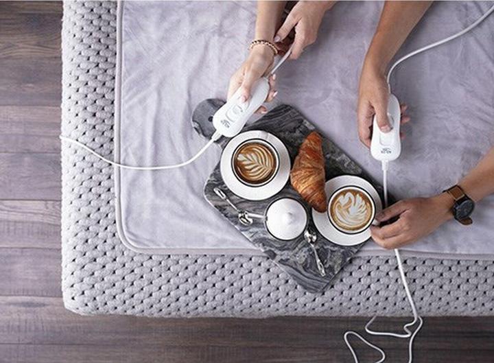 Produktbild Adler AD 7426 Heizdecke Elektrischer Bettwärmer Fleece, Polyester (150 x 160 cm)