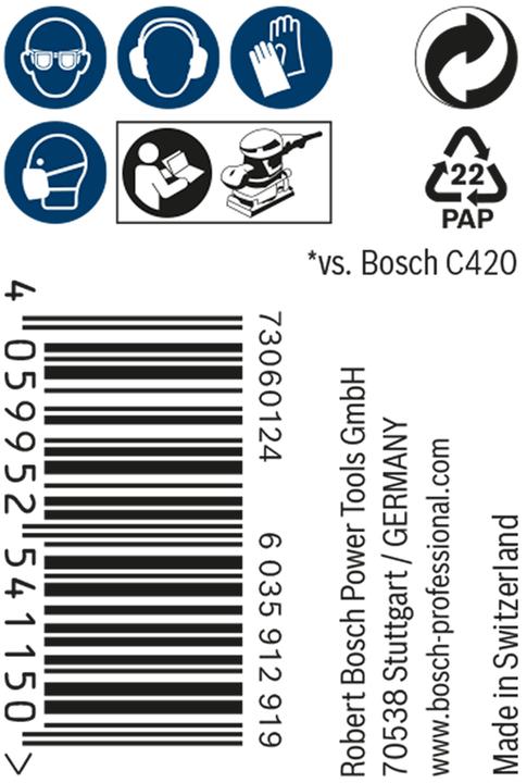 Actual product image Bosch Professional Zubehör Expert M480 abrasive net roll, 93 mm, 5 m, G 100 (100)