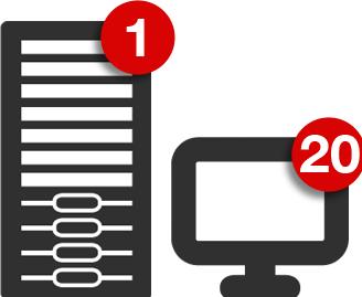 Produktbild Retrospect Single Server 13 ESD (1 Geräte, unbegrenzt)