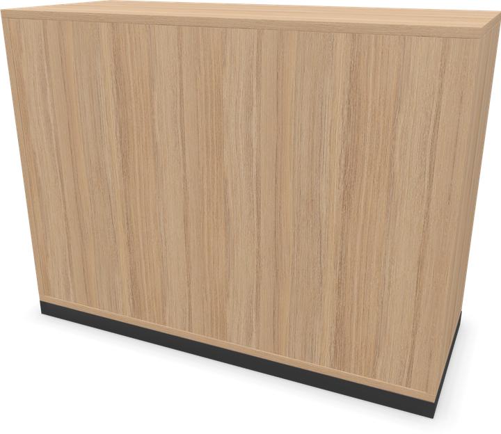 Decorazione in quercia ambrata con struttura, Grigio perla, Grigio scuro