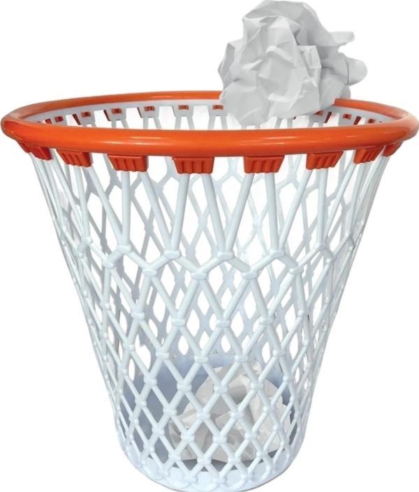 Actual product image Mad Monkey Waste bin in the shape of a basketball net