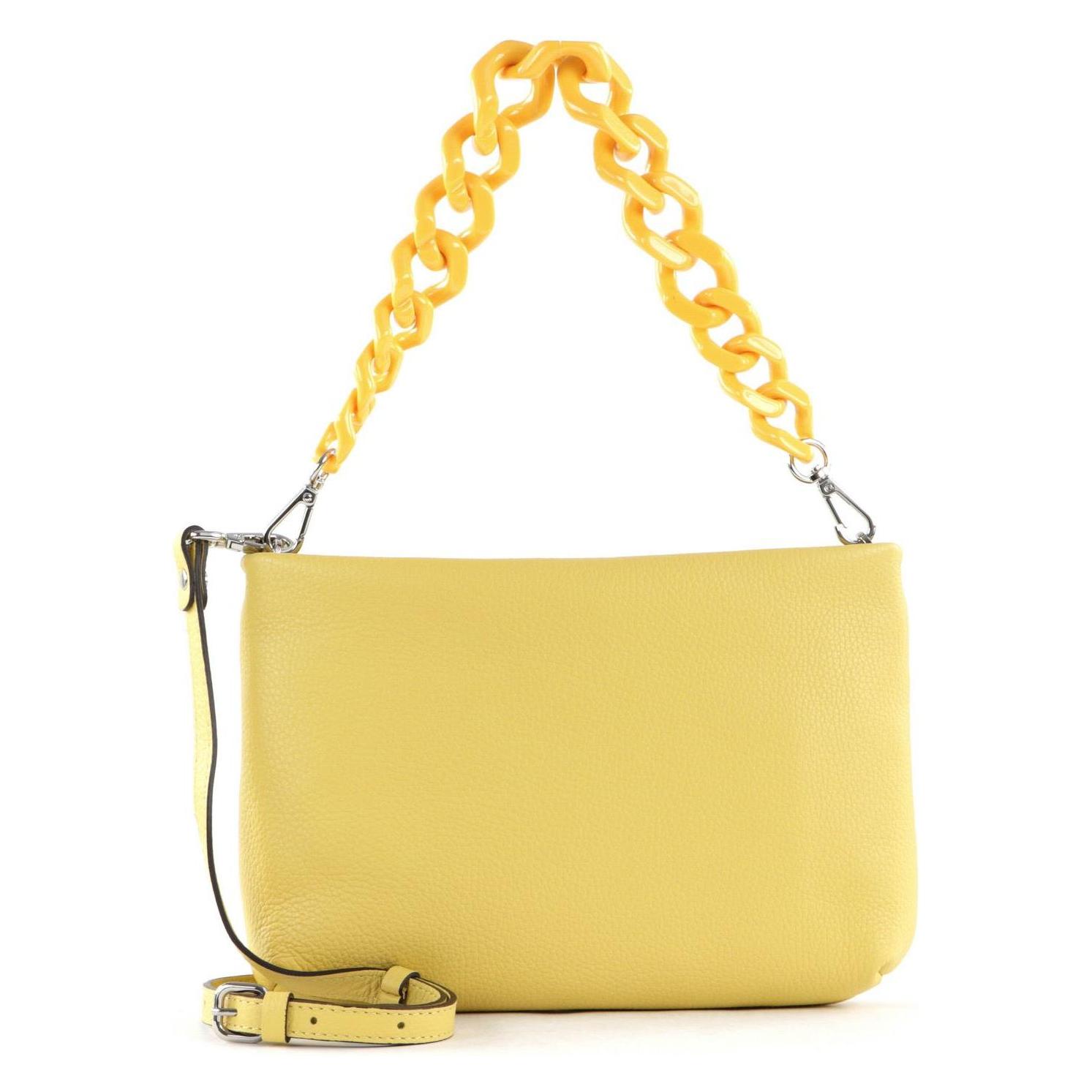 Gianni Chiarini, Damen, Handtasche, Brenda Crossbody Bag, Gelb