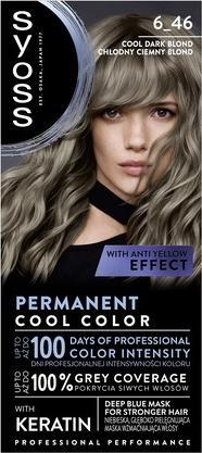 Syoss Permanent Cool Color farba do włosów 6-46 Chłodny Ceimny Blond (Chłodny Ceimny Blond)