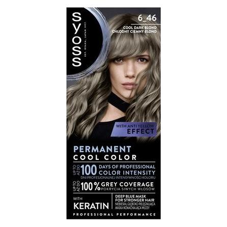 Syoss Permanent Cool Color farba do włosów 6-46 Chłodny Ceimny Blond (Chłodny Ceimny Blond) (54955765)