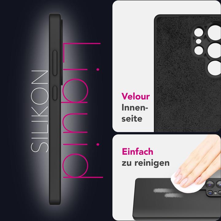 Produktbild Nalia Phoenix - Abwischbare Flüssigsilikon Hülle - Easy Clean Liquid Silicone Cover (Samsung Galaxy S25 Ultra)