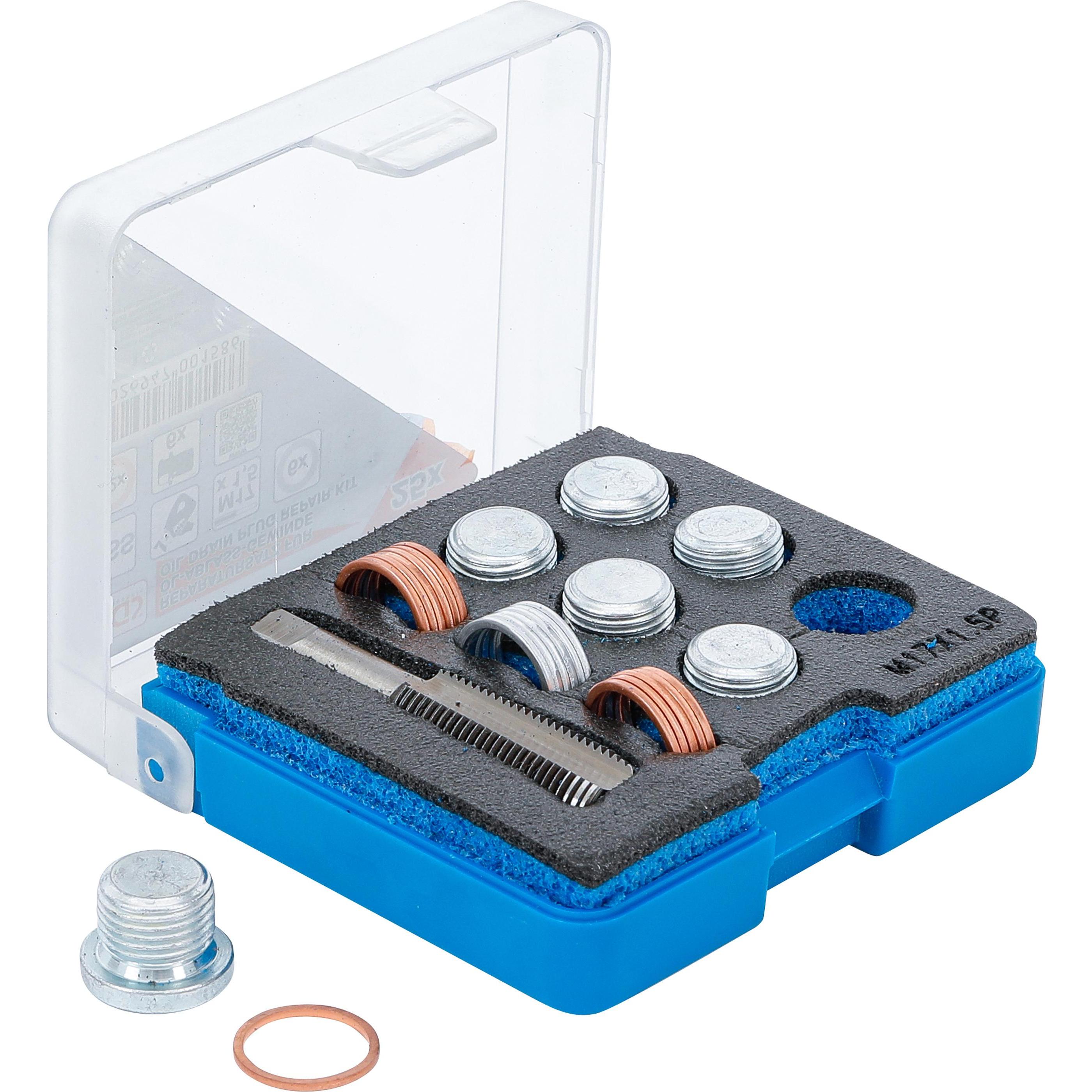 Thumbnail - BGS, Fahrzeug Werkzeug, Reparatursatz für Öl-Ablass-Gewinde M17 x 1,5 mm