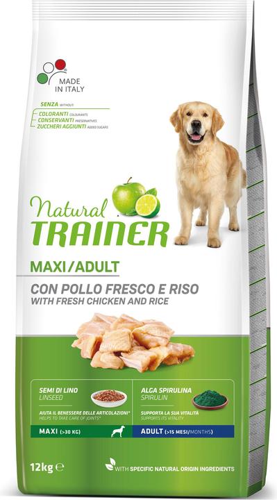 Natural Trainer NATURAL Adult Maxi Chicken, Rice & Aloe Vera (Adult, Junior, Senior, 1 Stk., 12500 g)