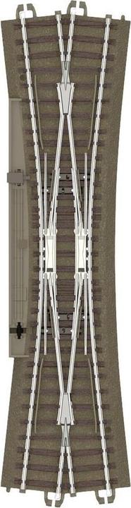 Trix H0 Märklin C Track (with ballast) 62720 Double crossing turnout 236.1mm 1pc.