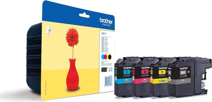 Actual product image Brother LC-121VALBP Multipack (M, C, Y, FC)