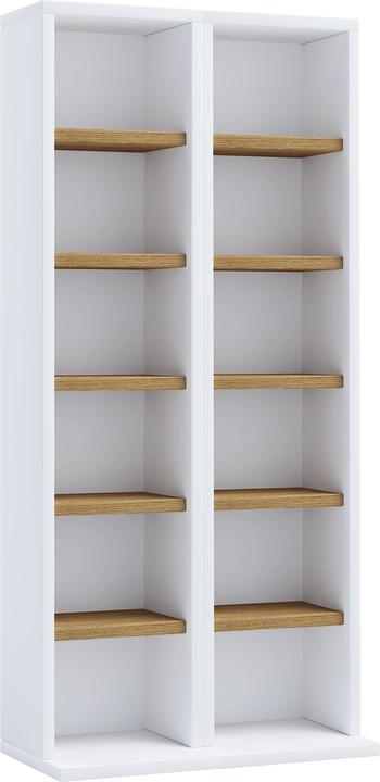 Produktbild VCM Holz CD DVD Stand Regal Schrank Milano (42 x 20 x 92 cm)