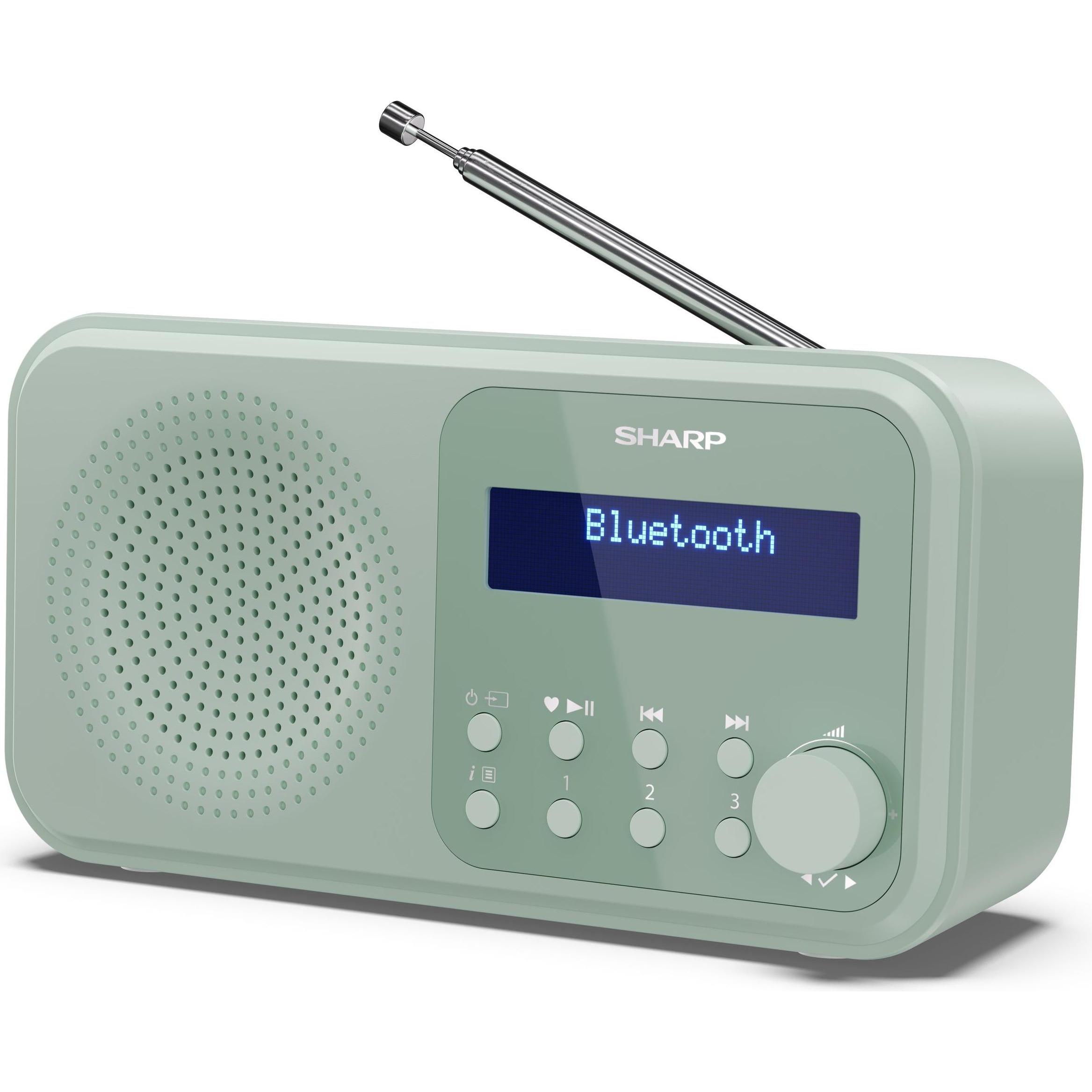 Sharp Groen Tokyo Portable Digital Radio (Dab+), Radio,