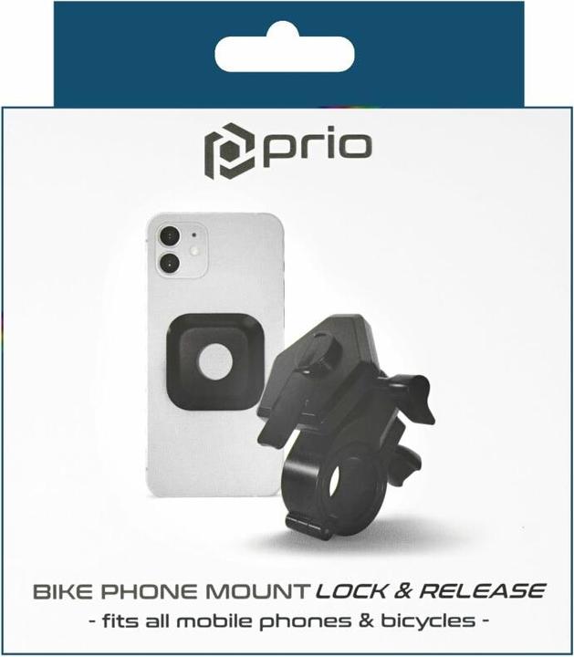 Image du produit prio Support de téléphone portable pour vélo Lock & Release