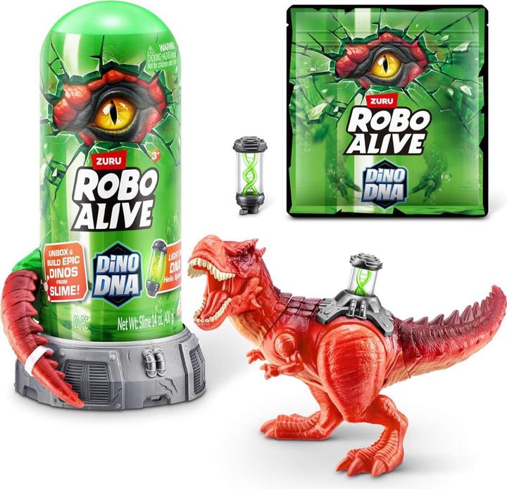 Produktbild Roboalive ROBO ALIVE-DINO DNA-DINO DNA PLAYSET,S1,TUBE,8PC