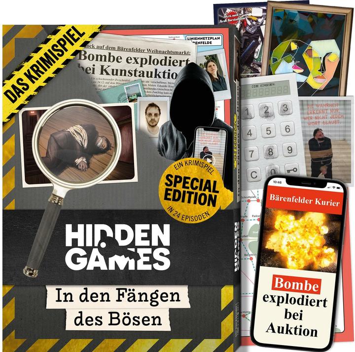Actual product image Hidden Games Special Edition Krimispiel (German, 1 - 6 Players)