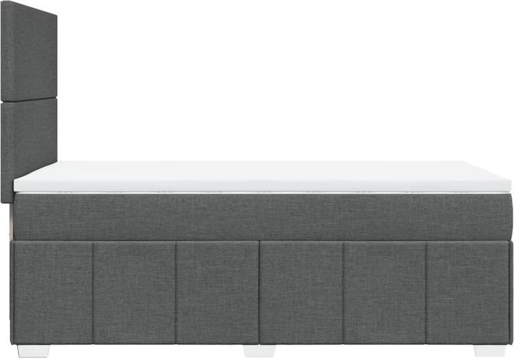 Produktbild vidaXL Bo x springbett mit Matratze 90 x 190 cm Stoff (90 x 190 cm)