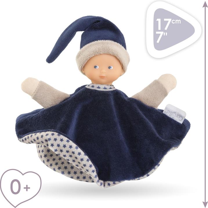 Productafbeelding Corolle Tidoudou – Marineblaues Kuscheltuch, 17 cm