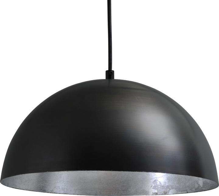 Blattsilber rustikal, dunkles metallisches Grau (Gunmetal), Schwarz