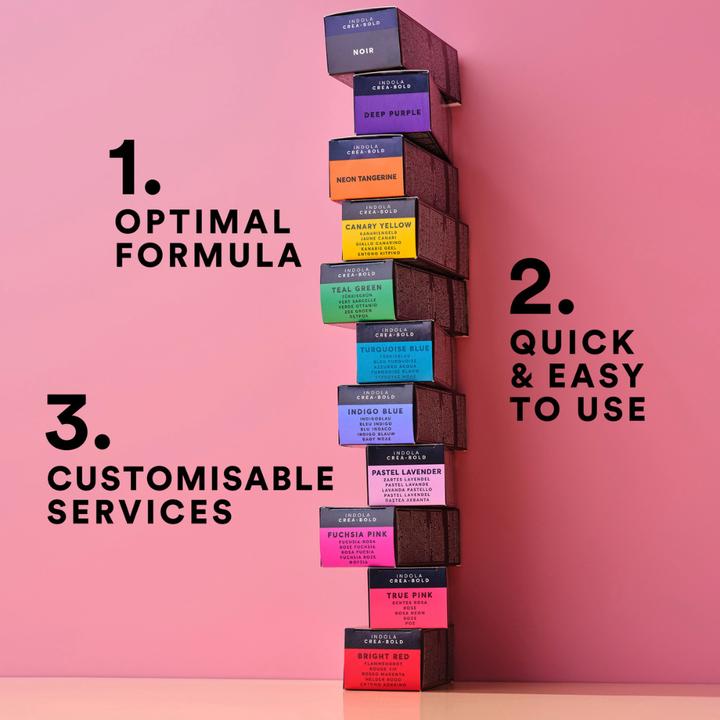 Produktbild Indola Crea-Bold Semi-Permanent True Pink Hair Color 100ml