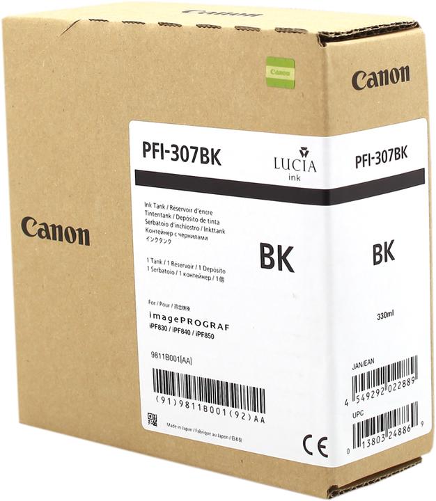 Produktbild Canon Tinte Large Format schwarz Orig.Nr. PFI-307BK (BK)