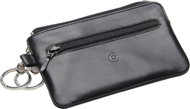 Actual product image Esquire Logo key case IV leather 12.5 cm