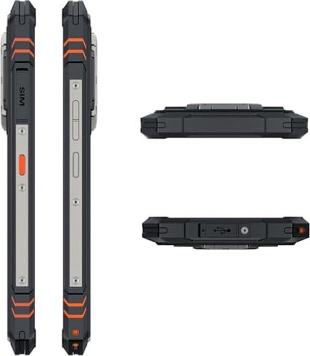 Actual product image Cubot Smartphone with 6.72-inch FHD+ display, 24 GB RAM, 256 GB ROM, 100 MP camera, Android 14 (256 GB, Black, 6.72", Dual SIM, 5G)