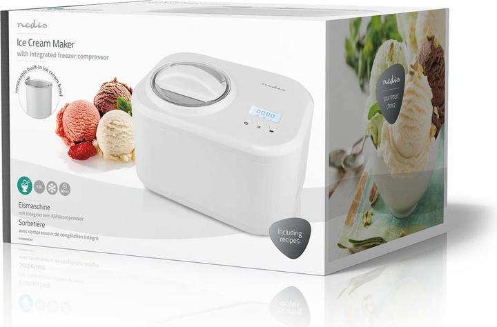 Image du produit Nedis Machine à glaçons | 1.0 l | Blanc | Plastique