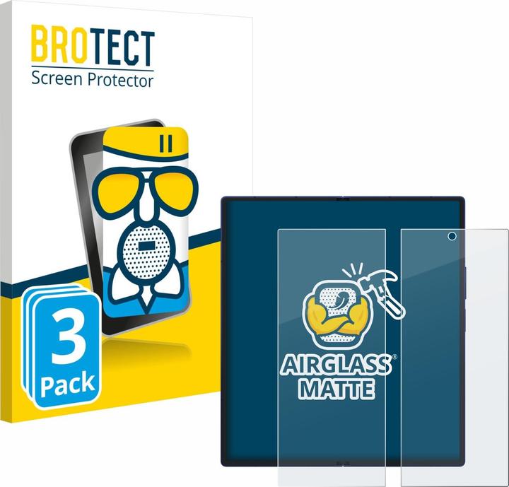 Image du produit BROTECT AirGlass Verre Mat (3 pcs, Samsung Galaxy Z Fold7)