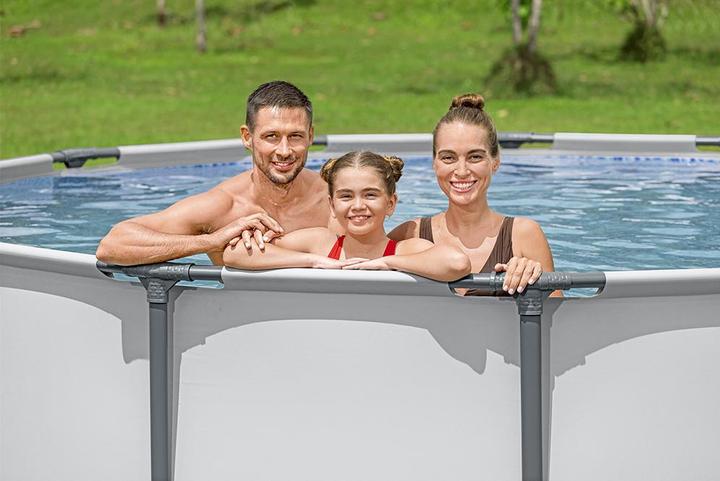 Produktbild Bestway Steel Pro MAX Frame Pool Komplet t-Set 427 x 122 cm, rund (427 x 122 cm)