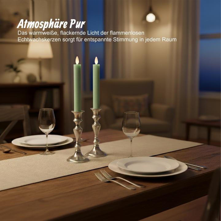 Produktbild Relaxdays 4x LED-Stabkerzen (4x)