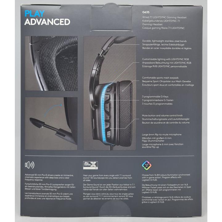 Actual product image Logitech G G635 (Cable)