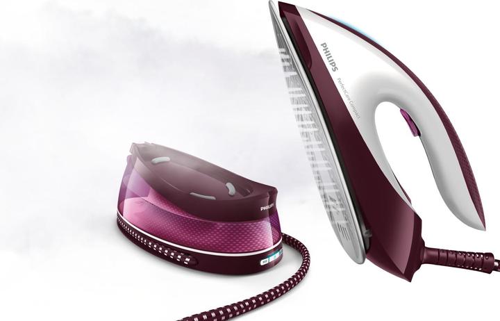 Immagine prodotto Philips GC7842/40 Stazione da stiro a vapore SteamGlide Plus Sole Purple (2400 W, 400 g/min)