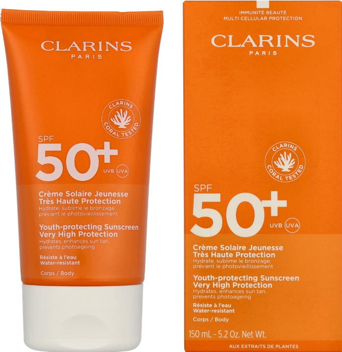 Image du produit Clarins Solaires Crème pour le Corps (Crème solaire, SPF 50, 150 ml)